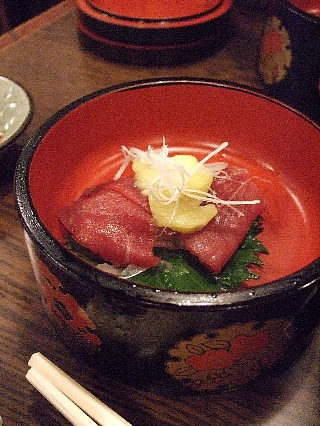 樽一鯨尽くし03(鯨心臓刺カルパッチョ仕立)