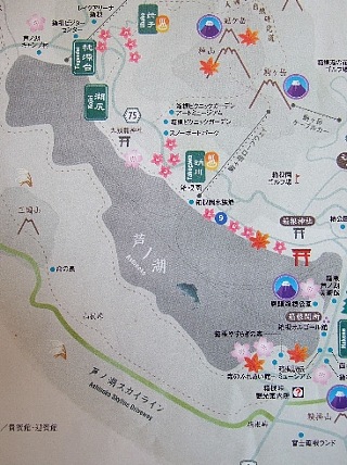 芦ノ湖地図