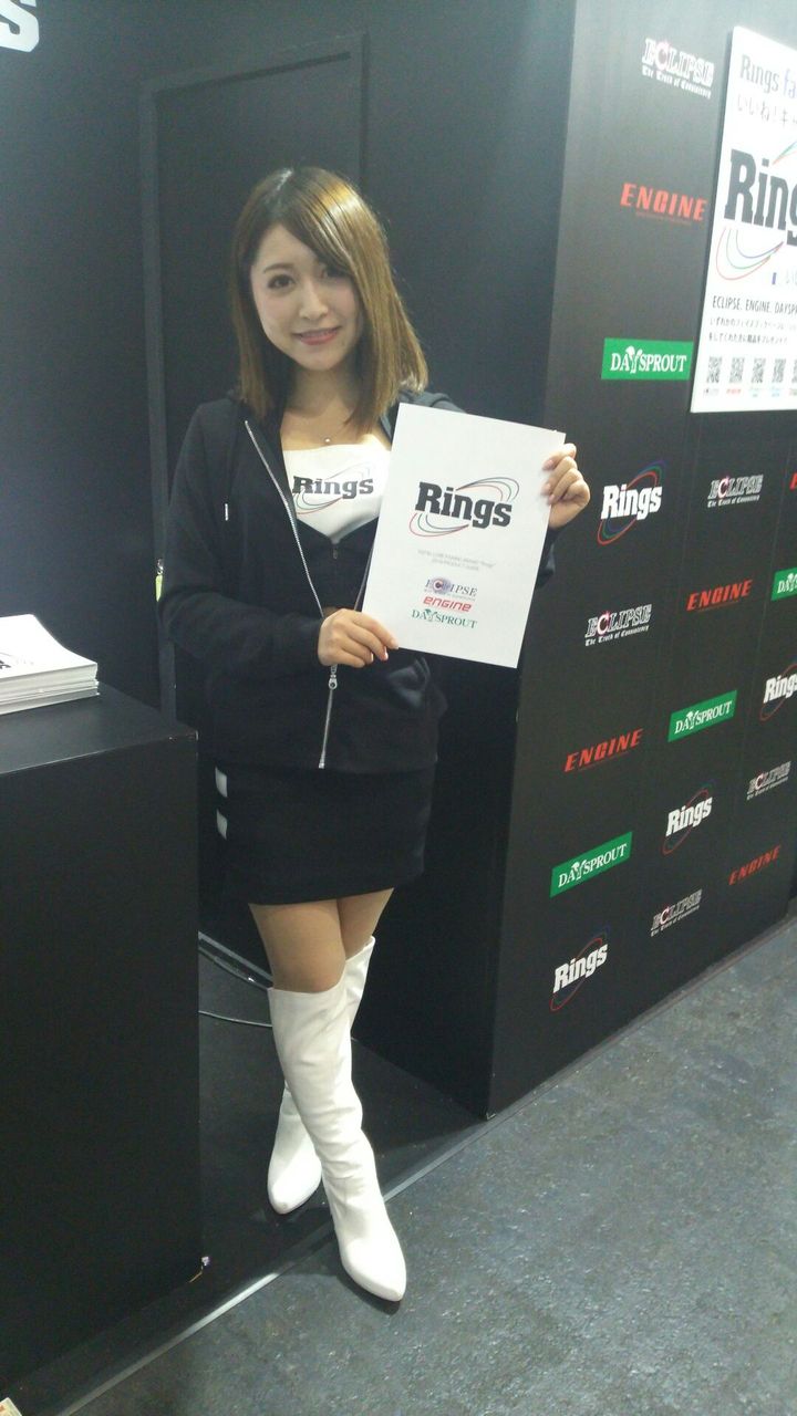 フィッシングショー２０１８ 初めましての撮影 Sp W のイベントコンパニオンお姉様 １人の広域機動捜査官