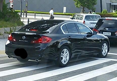 摂津警察署黒アリオン覆面 ｖ３６スカイライン キザシ ｓｘ４ 黒覆面パトカー １人の広域機動捜査官