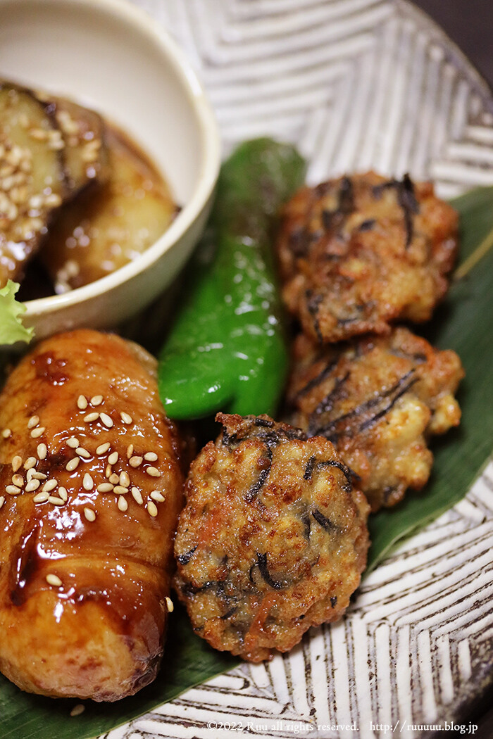 献立 肉巻きおにぎりと 豆腐とひじきの落とし揚げと 茄子の胡麻びたしなどなど 1本でも るぅのおいしいうちごはん Powered By ライブドアブログ