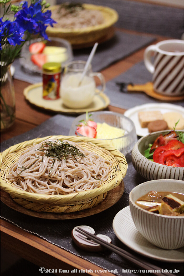 そばるぅとさん専用 献立】肉ネギつけそば。～何度食べても「初めて」を演出！～ : るぅの