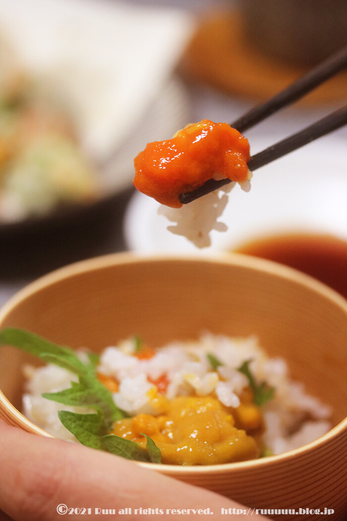 【献立】2つのうに丼。～とんでもねえウニと出会った話。このウニはヤバイ美味い。マジで美味い～＠PR : るぅのおいしいうちごはん ...