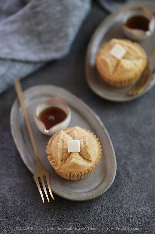 ホットケーキ風蒸しパン縦 のコピー