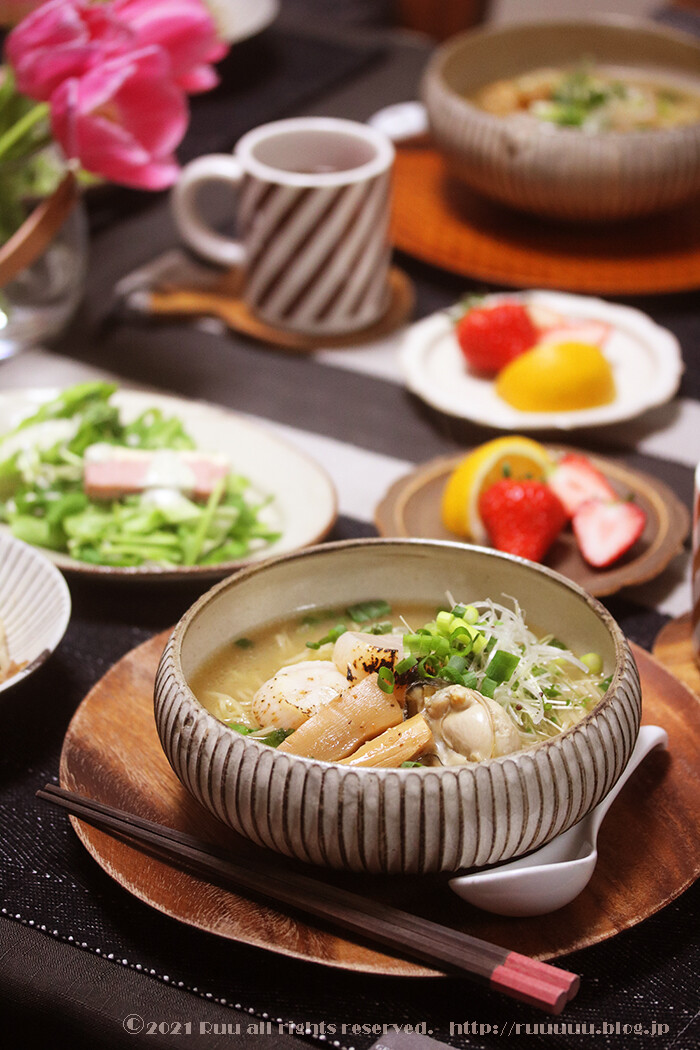 献立 牡蠣塩ラーメン お誕生日週間中日はラーメンで一息 るぅのおいしいうちごはん Powered By ライブドアブログ 献立 牡蠣塩ラーメン お誕生日週間中日はラーメンで一息 るぅのおいしいうちごはん Powered By ライブドアブログ