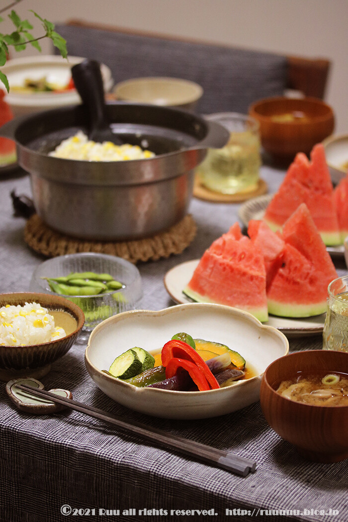 献立 夏野菜の揚げびたし 久々の4人家族です るぅのおいしいうちごはん Powered By ライブドアブログ 献立 夏野菜の揚げびたし 久々の4人家族です るぅのおいしいうちごはん Powered By ライブドアブログ