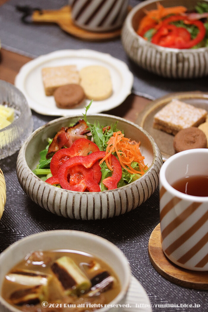 そばるぅとさん専用 そばるぅとさん専用 献立】肉ネギつけそば。～何度食べても「初めて