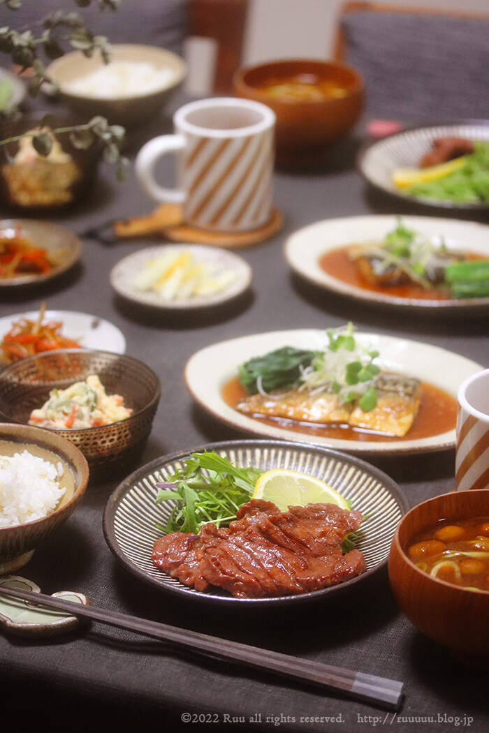 献立 鯖のみぞれ煮と牛たん塩焼きと 結局 無い袖は振れないんですけどね るぅのおいしいうちごはん Powered By ライブドアブログ