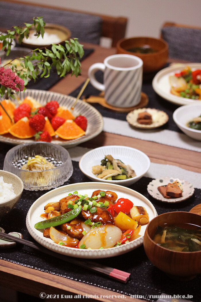 献立 豚ヒレ酢豚 あ せ る な るぅのおいしいうちごはん Powered By ライブドアブログ