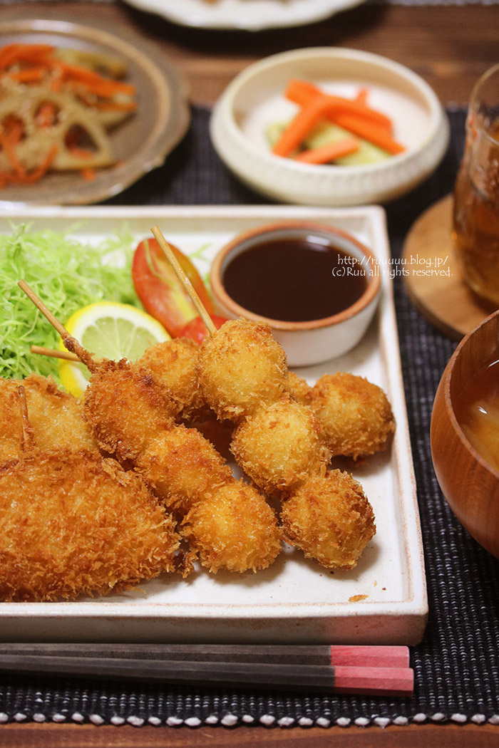 献立 うずらの卵のフライと玉ねぎのフライ やる気3 るぅのおいしいうちごはん Powered By ライブドアブログ