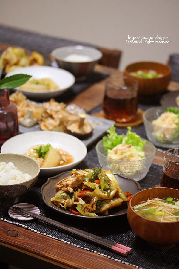 献立 回鍋肉定食 晩ご飯はゆっくり作りたい派 るぅのおいしいうちごはん Powered By ライブドアブログ