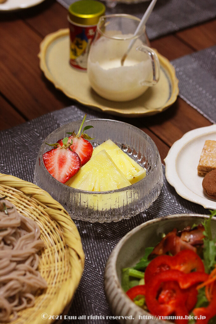 献立】肉ネギつけそば。～何度食べても「初めて」を演出！～ : るぅの