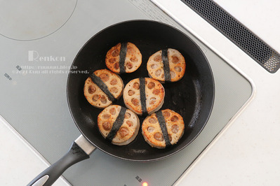 れんこんのはさみ焼き工程8-1