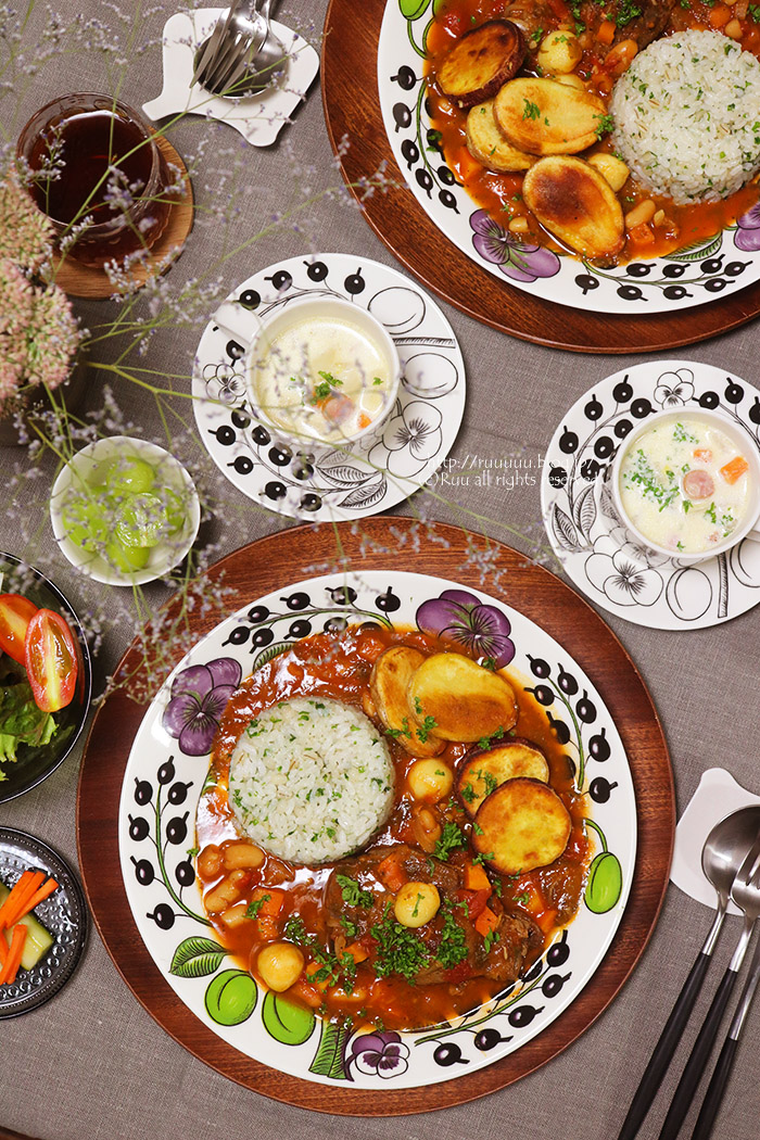 献立 牛すね肉と豆のトマト煮プレート 疲労の貯金箱 るぅのおいしいうちごはん Powered By ライブドアブログ