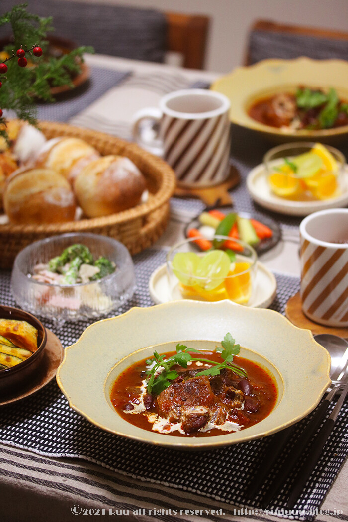 献立 牛肉と豆のトマトシチュー 安物買いの銭失い るぅのおいしいうちごはん Powered By ライブドアブログ