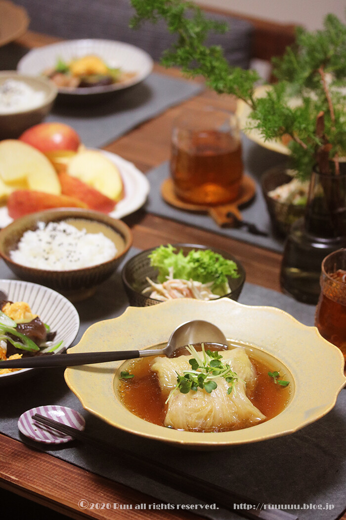 献立 ロール白菜 たかが1人分 されど1人分 1人分の壁は厚い るぅのおいしいうちごはん Powered By ライブドアブログ