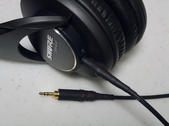 SHURE SRH840 ケーブル改造 : RUUの不定期日記Neo