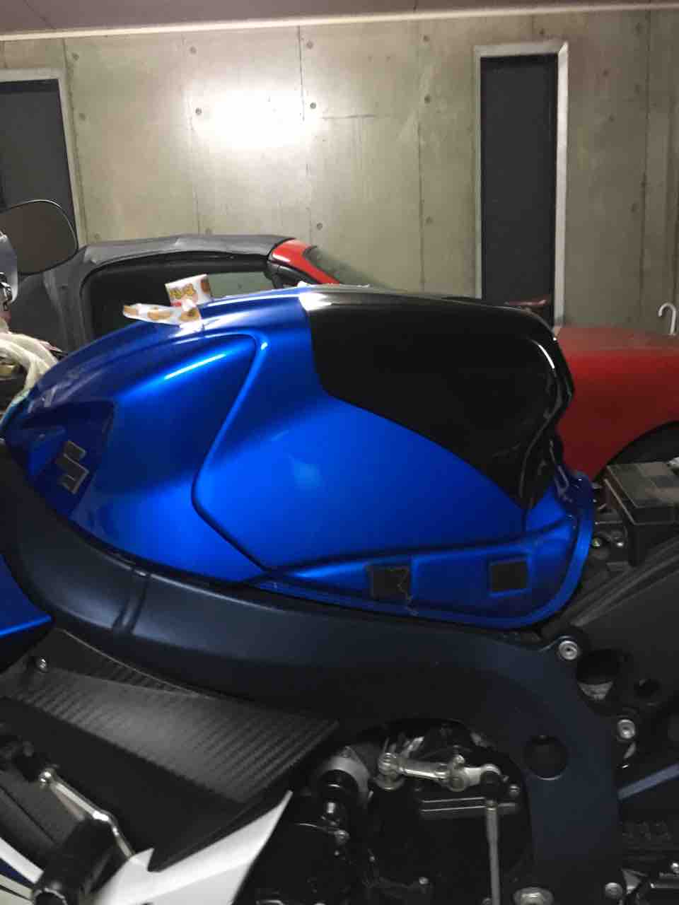 クレバーウルフのタンクパッド : GSX-R600 でほっこり