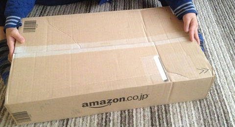 クリーパーリックは大きめんのはこで届いた
