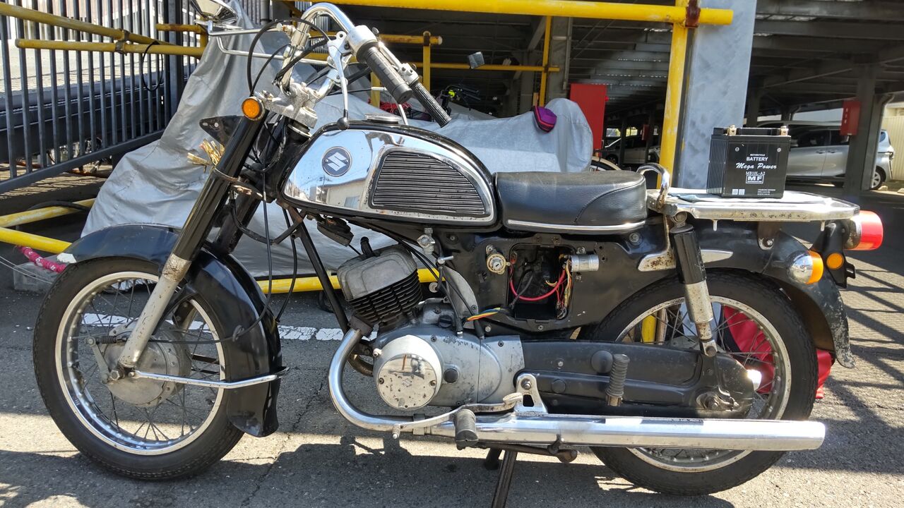 SUZUKI K125 mk2 レストア開始しました : 休日のバイク旅行記