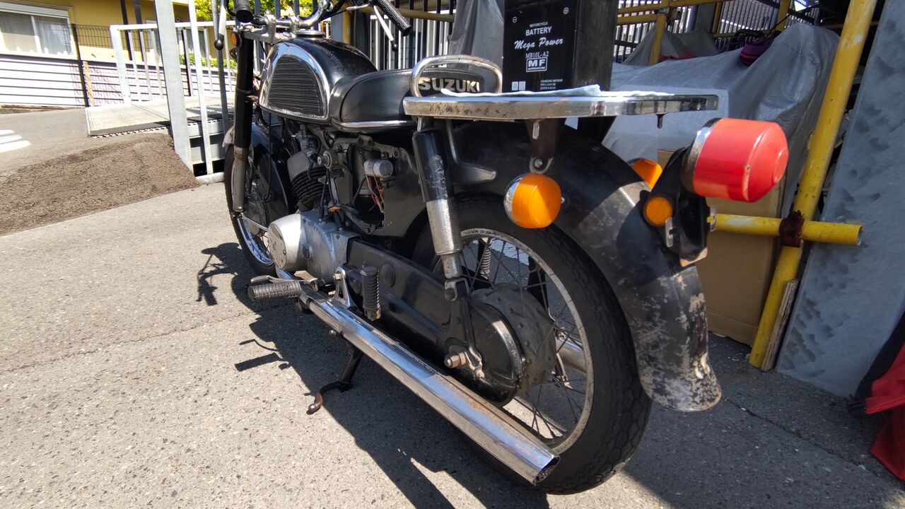SUZUKI K125 mk2 レストア開始しました : 休日のバイク旅行記