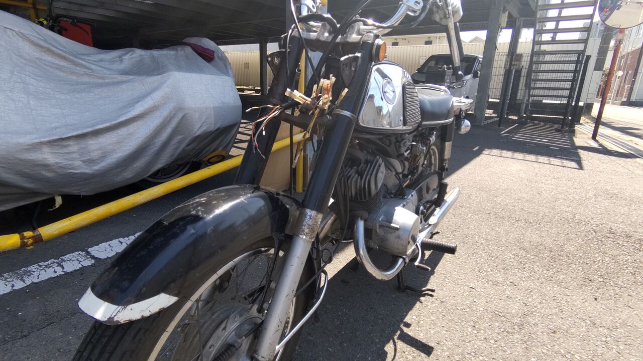 SUZUKI K125 mk2 レストア開始しました : 休日のバイク旅行記