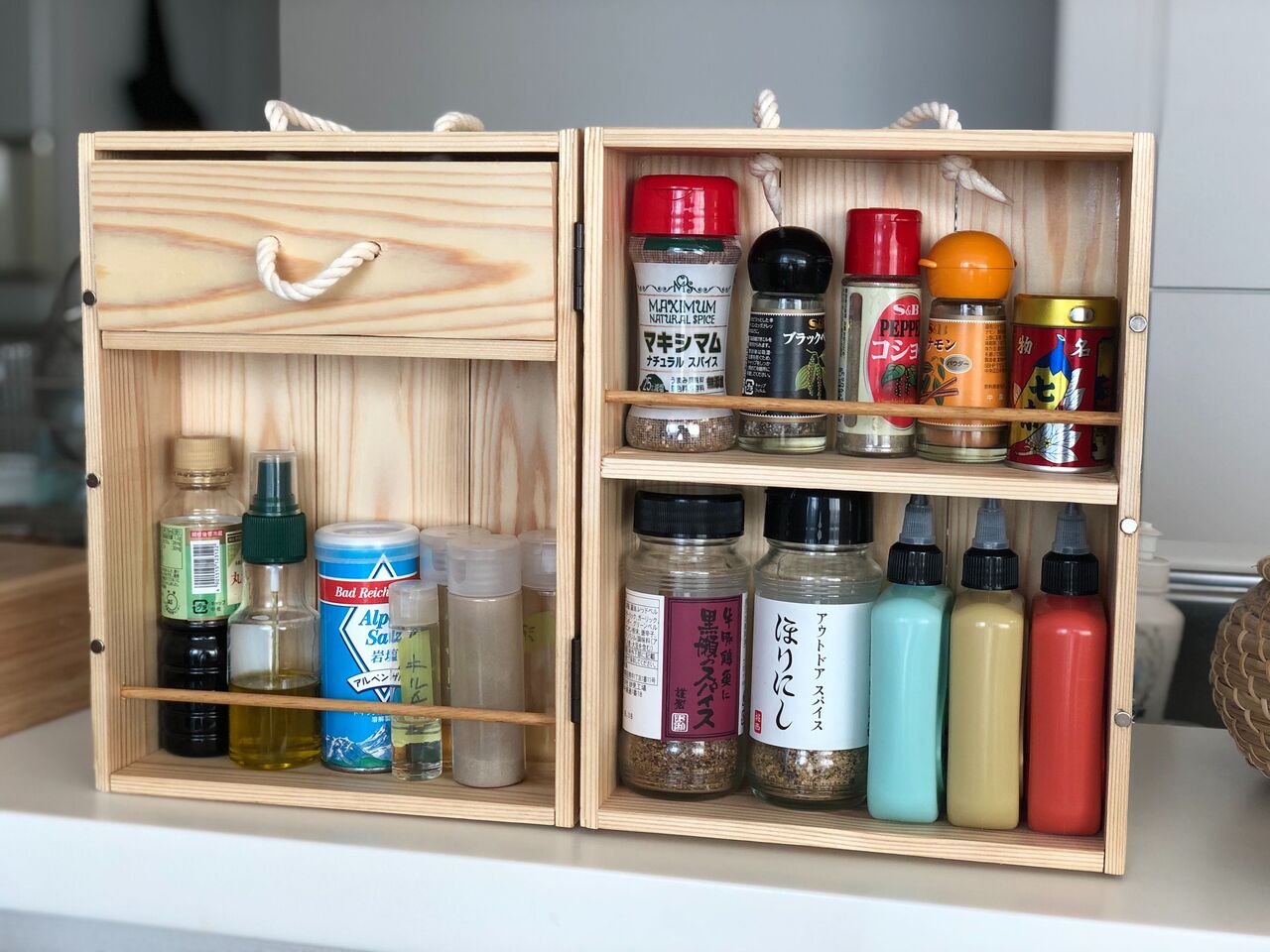 木の板からスパイスボックスをdiyした話 あべろぐ 木の板からスパイスボックスをdiyした話 あべろぐ