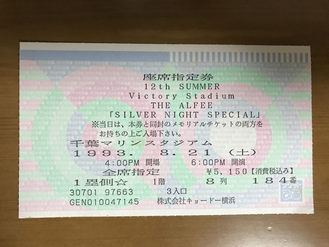 ALFEE新春お年玉コンサート A席チケット 1983年新潟２Days. THE ALFEE、デビュー50周年をファン1万人とお祝い「まだまだ