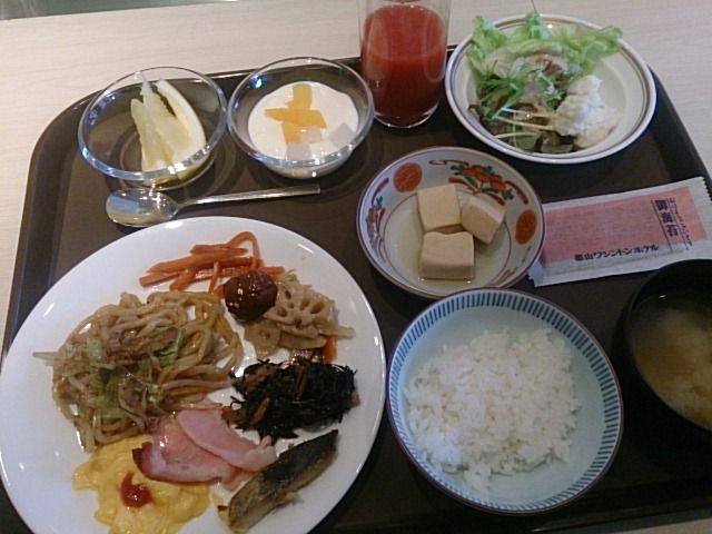 郡山 ひとりりっくな旅 ホテル朝食 両国ずんだぱんだ物語