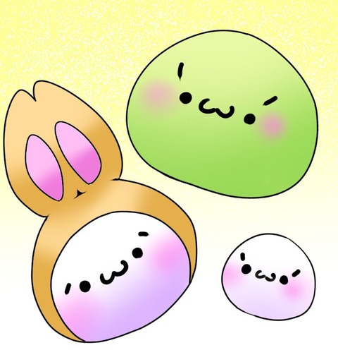 しろ・みどり・ちびちゃん