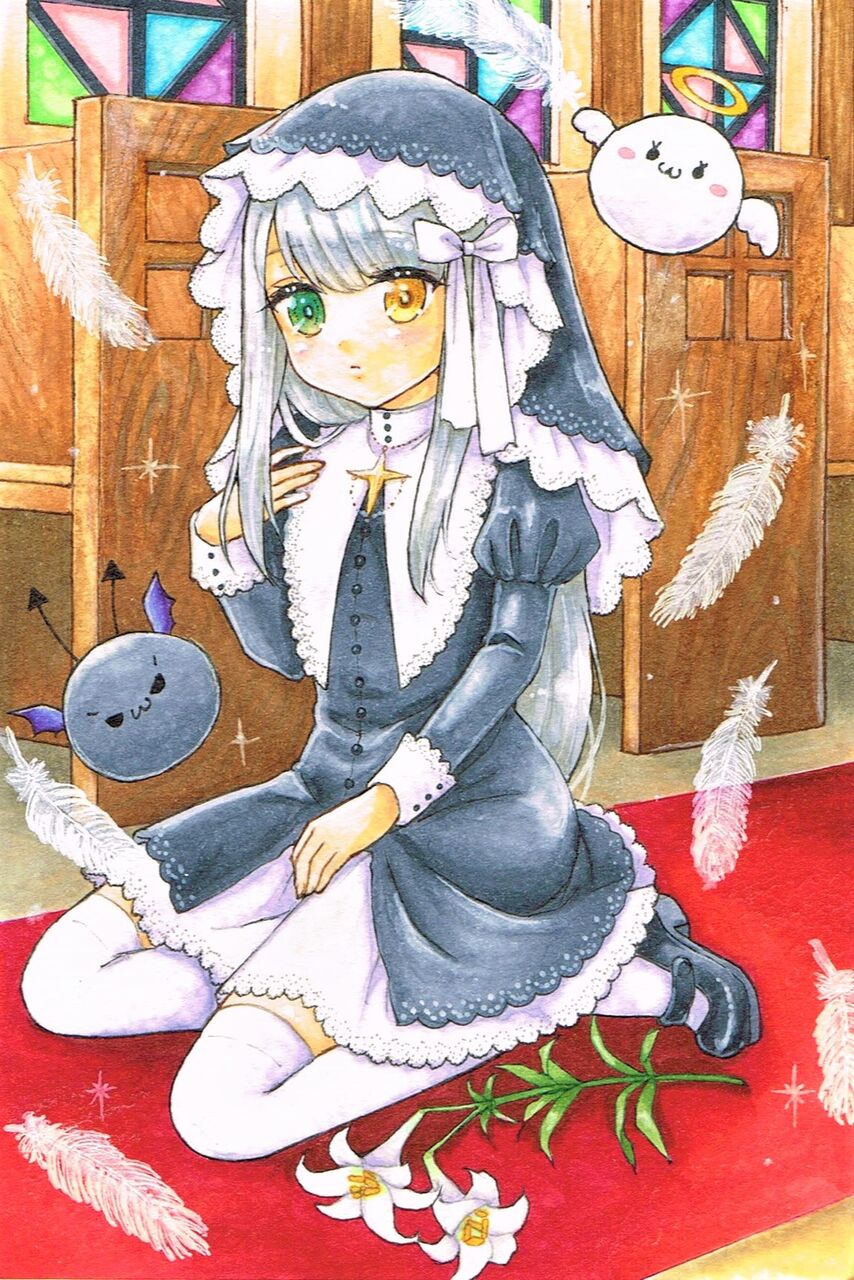 可愛いシスターイラスト 第３７回 梨莎のオリキャラ その６ ラテ 創作集団 すたじお亮磁 本拠地