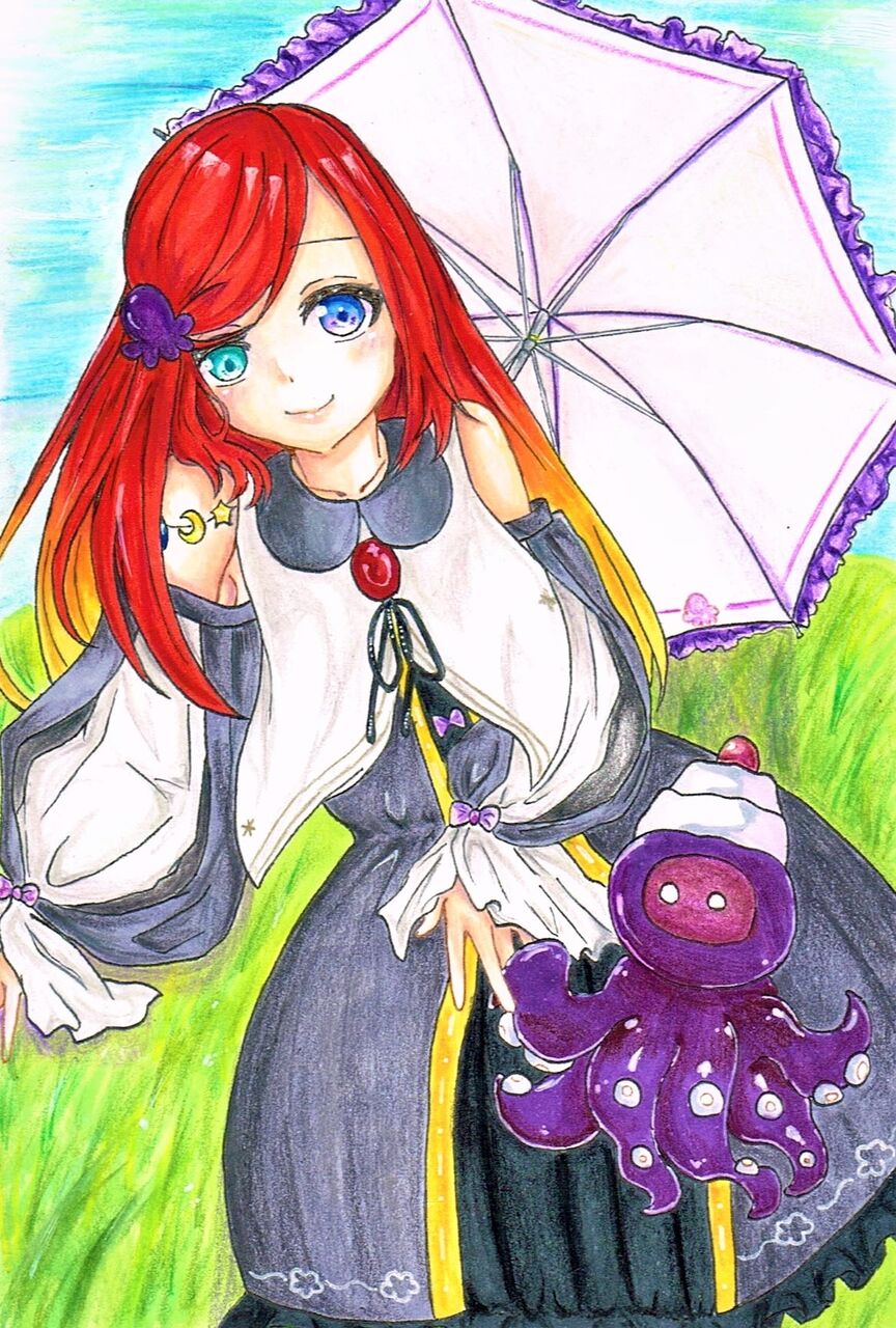 蛸髪飾りが特徴的な臆病娘 第６３回 ませおつキャラ南雲すずか編 その４ アスィ 創作集団 すたじお亮磁 本拠地