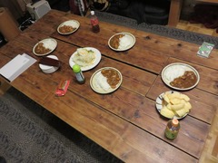 カレー食卓