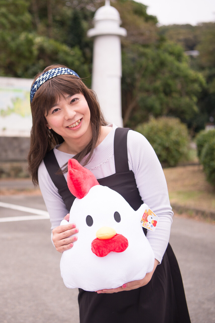 からあげクンのぬいぐるみゲット りょうこちゃんの女装日記 からあげクンのぬいぐるみゲット りょうこちゃんの女装日記