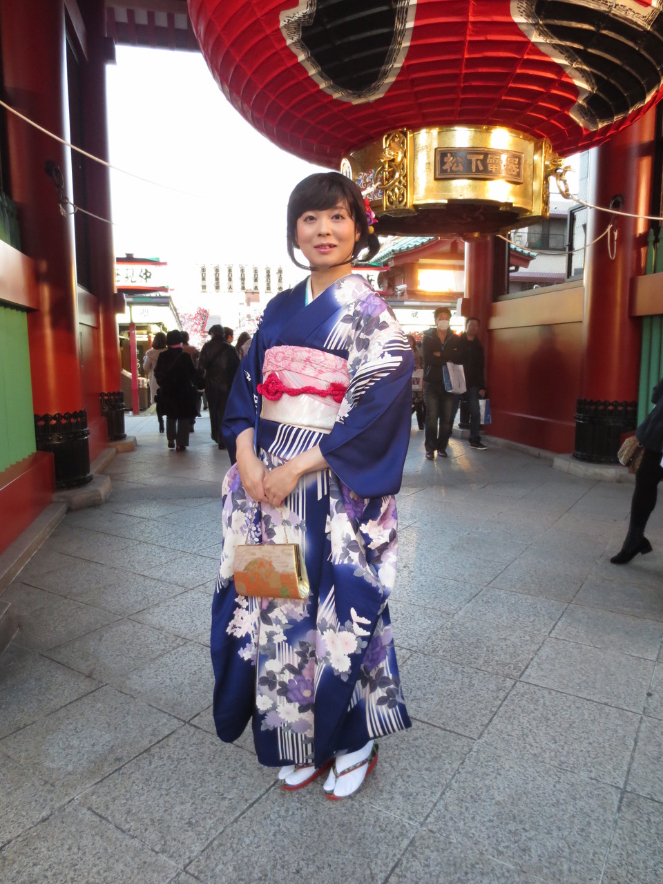 振袖着て初詣へ りょうこちゃんの女装日記
