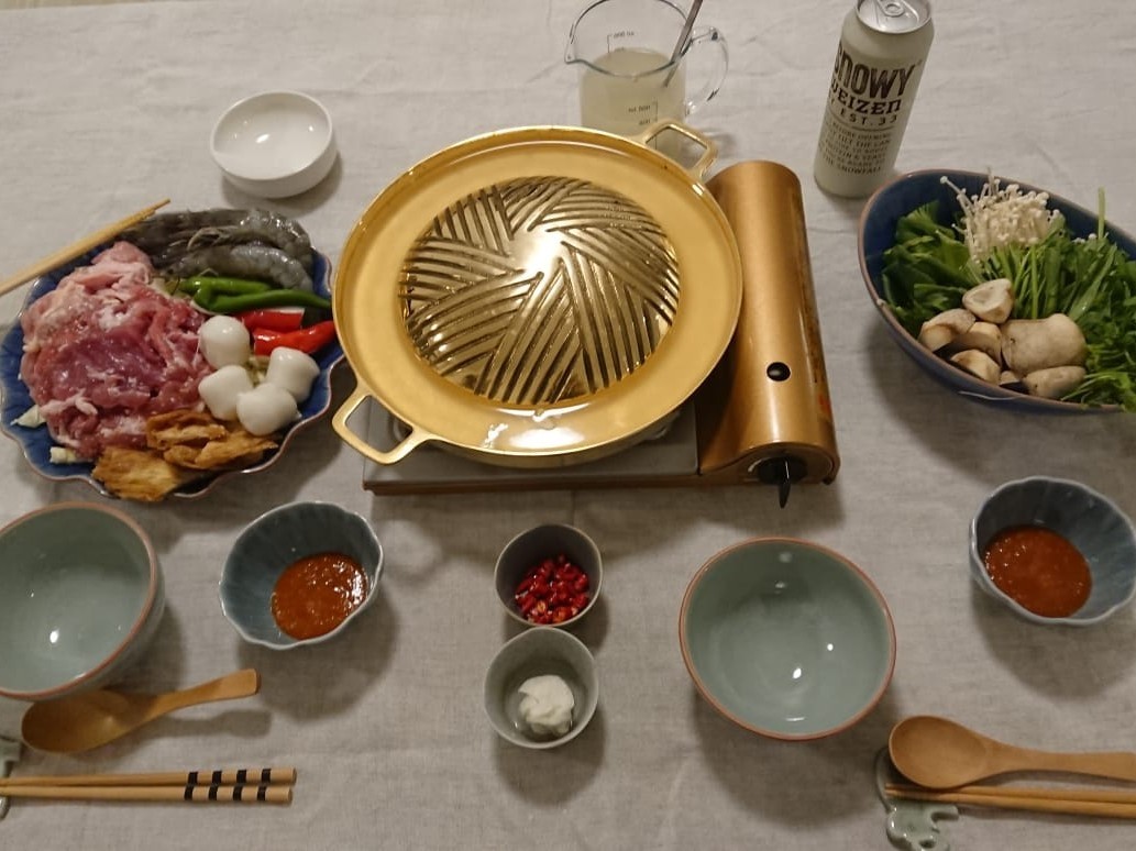 真鍮製 ムーカタ鍋 ムーガタ鍋 （タイ屋台キョンキョンの