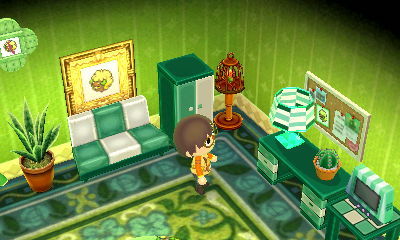 とび森 模様替え かりーん日記 W