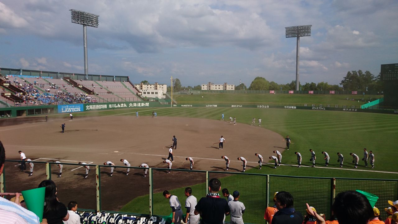 滝川西高校戦 青空会 緑陵野球部ob会