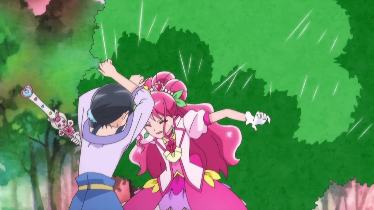 ヒーリングっど プリキュア ３話 湧き上がる想い 変身 キュアフォンテーヌ コス壊