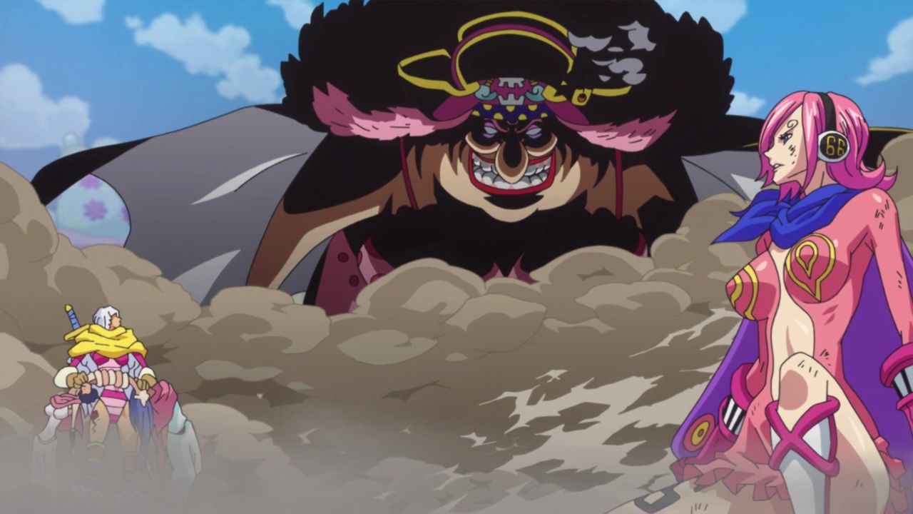 One Piece 841話 茶会脱出 ルフィｖｓビッグ マム コス壊