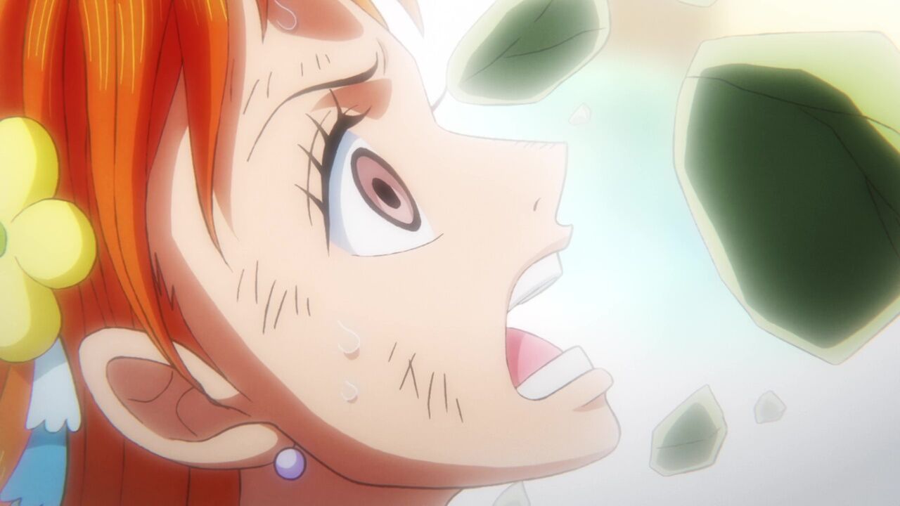 One Piece 1008話 ナミ降伏 うるティの猛頭突き コス壊