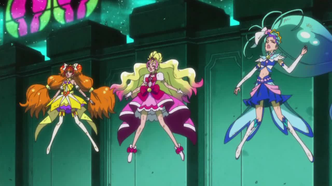 Go プリンセスプリキュア 30話 未来へ チカラの結晶 プリンセスパレス コス壊