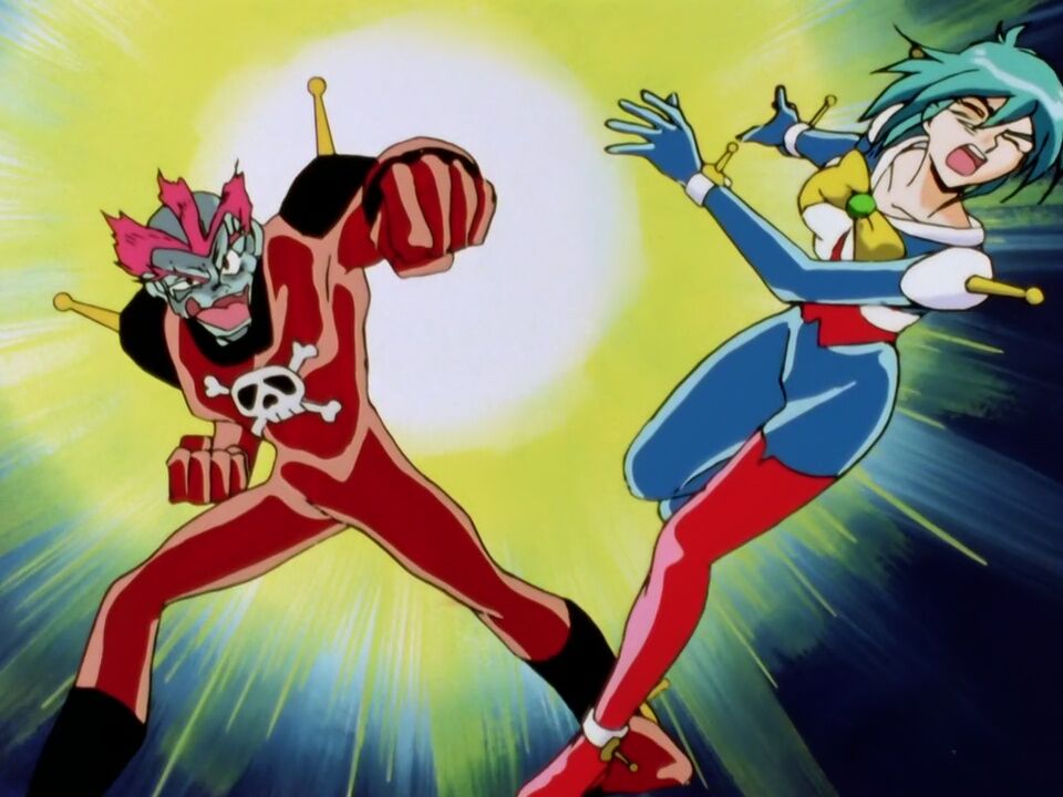 機動武闘伝gガンダム 34話 立てドモン 嵐を呼ぶタッグマッチ コス壊