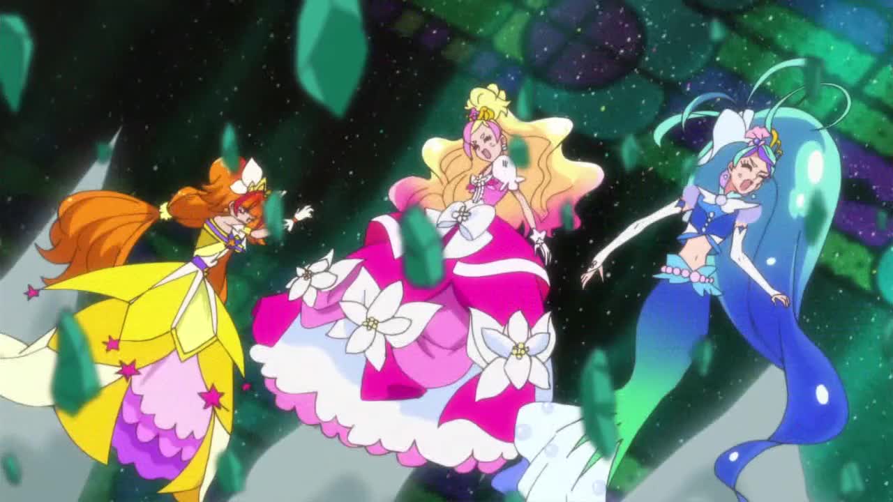 Go プリンセスプリキュア 30話 未来へ チカラの結晶 プリンセスパレス コス壊