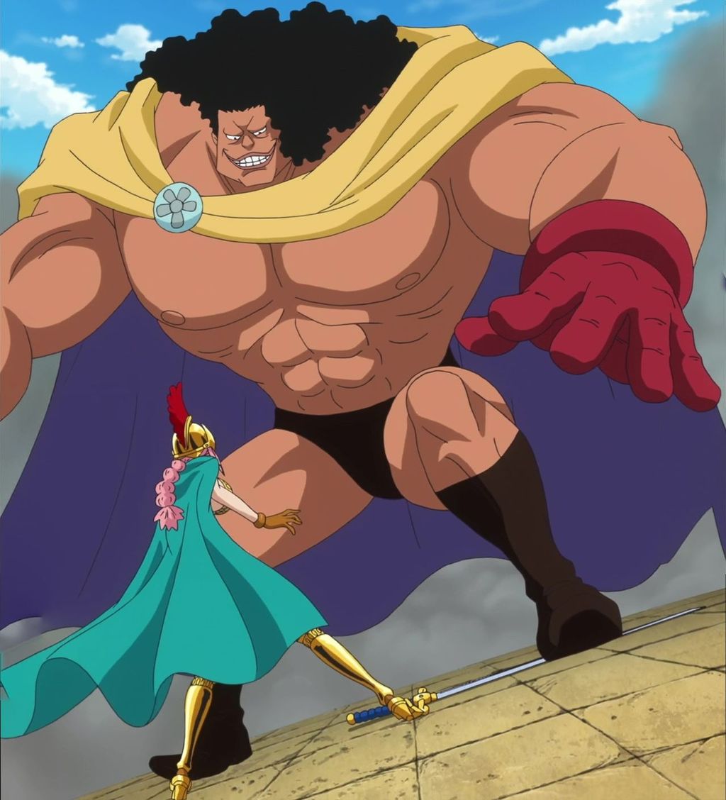 one piece 657話 最凶の戦士 ローガンvsレベッカ コス壊