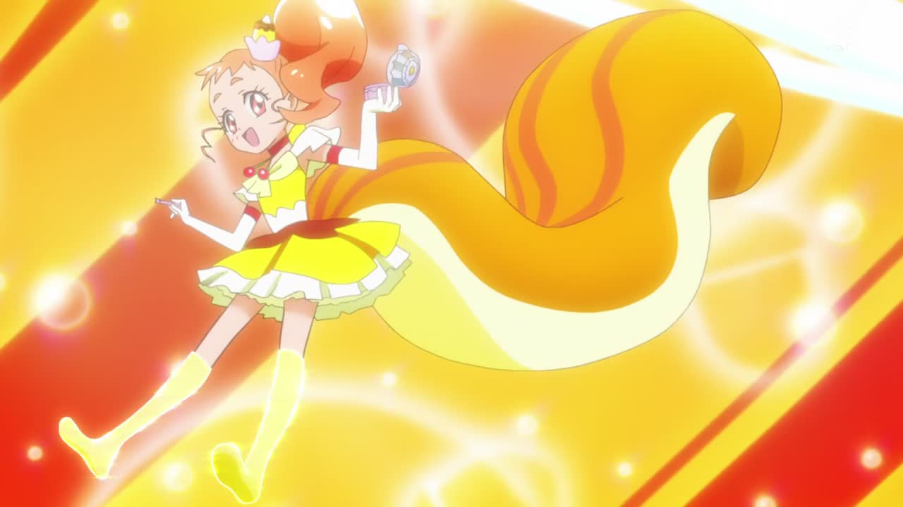 キュアカスタード 変身コスチューム コス壊