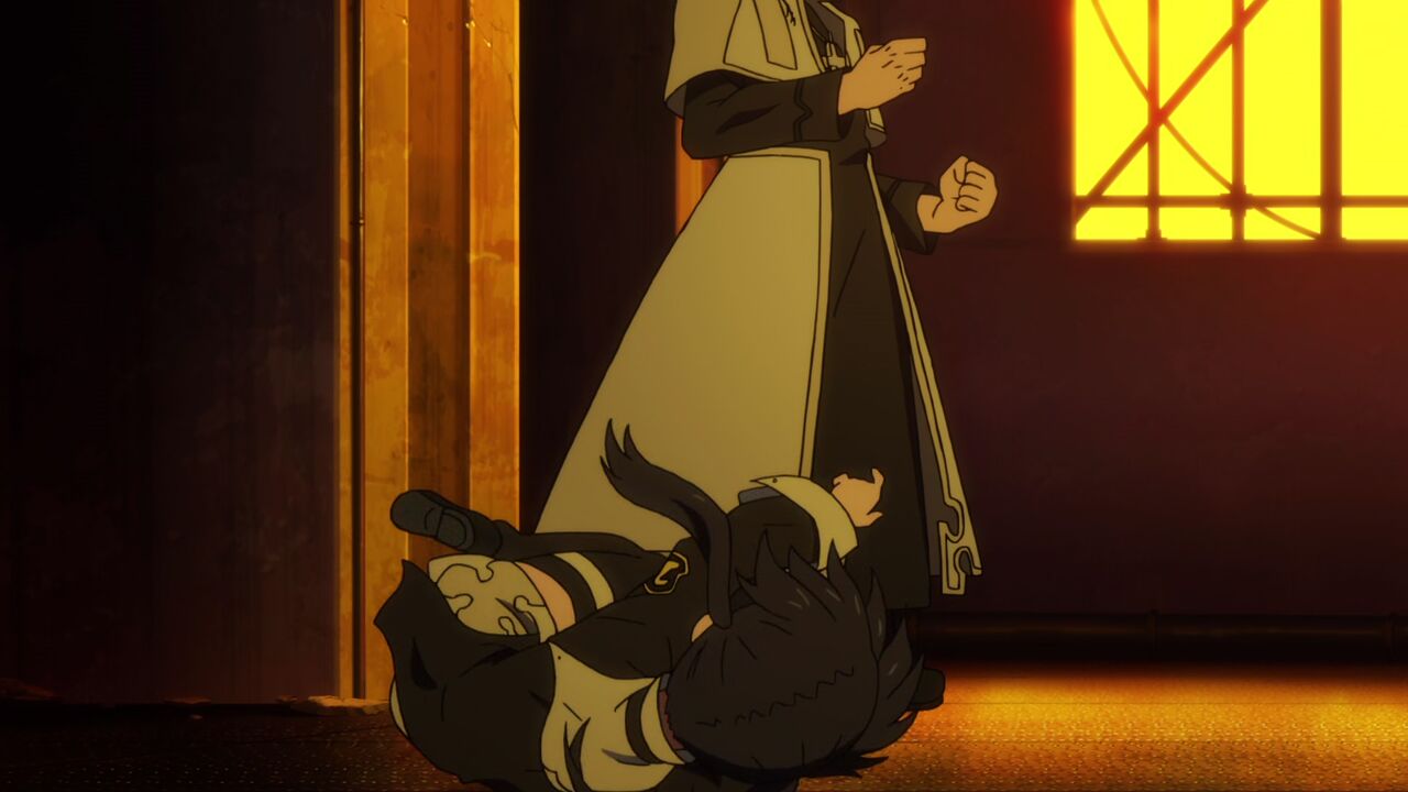 炎炎ノ消防隊 8話 焰の蟲 コス壊