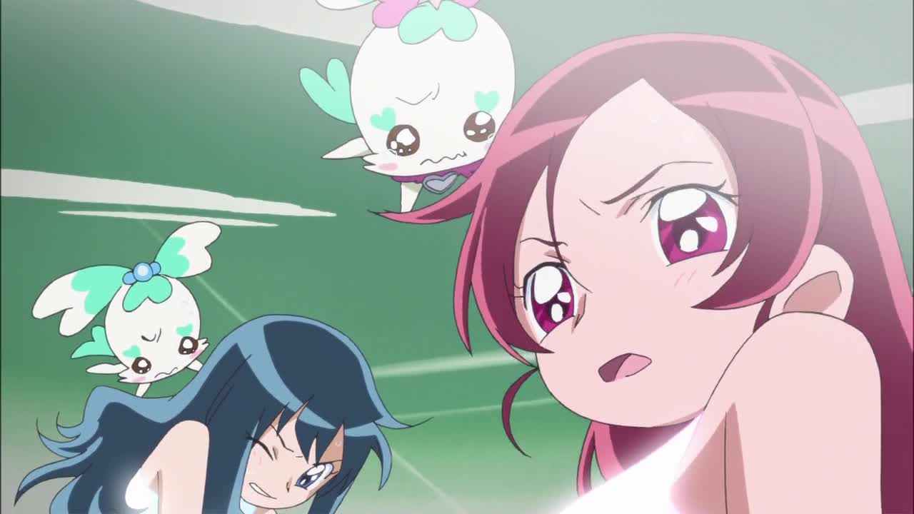 ハートキャッチプリキュア 10話 最大のピンチ ダークプリキュアが現れました コス壊