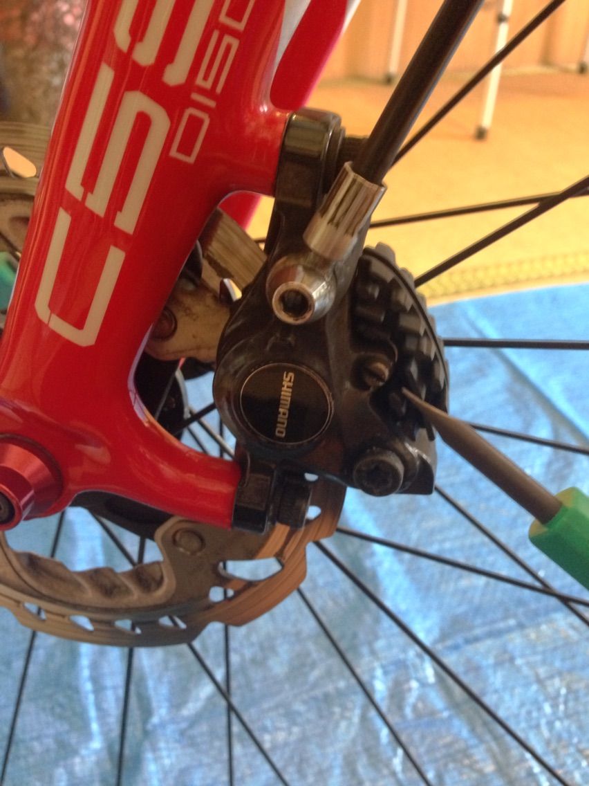 ディスクブレーキのメンテナンス パッド ローターの交換 ディスクロードバイク日記
