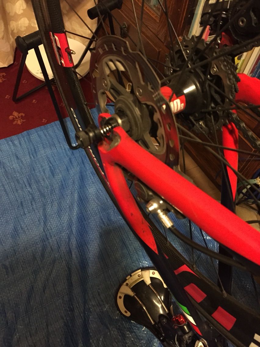 レースに向けてリアのディスクローターの交換とホイールバランスなどをしました ディスクロードバイク日記 レースに向けてリアのディスクローターの交換とホイールバランスなどをしました ディスクロードバイク日記
